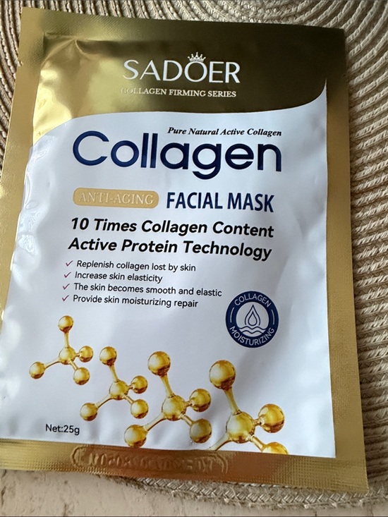 Other - Sadoer Korean Skincare Collagen Anti-Aging Facial Mask – Gold/White